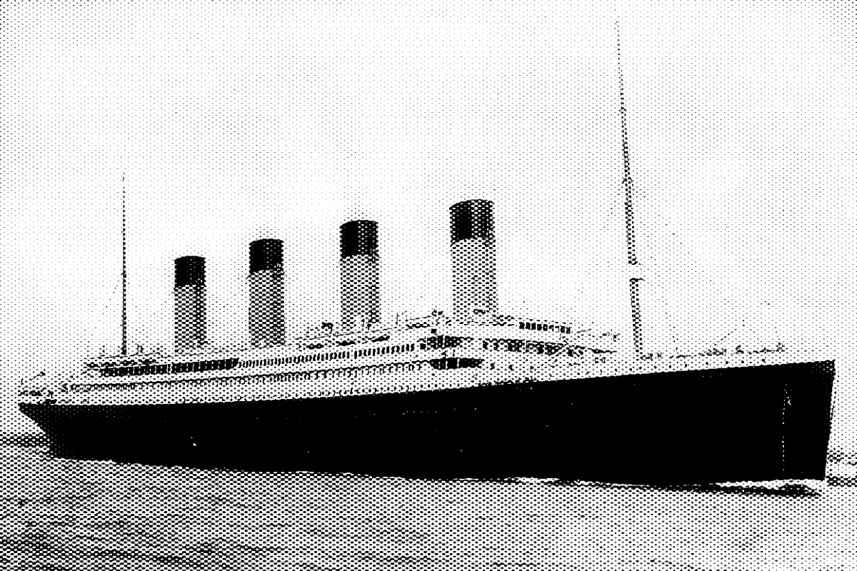 Se hundió el Titanic 